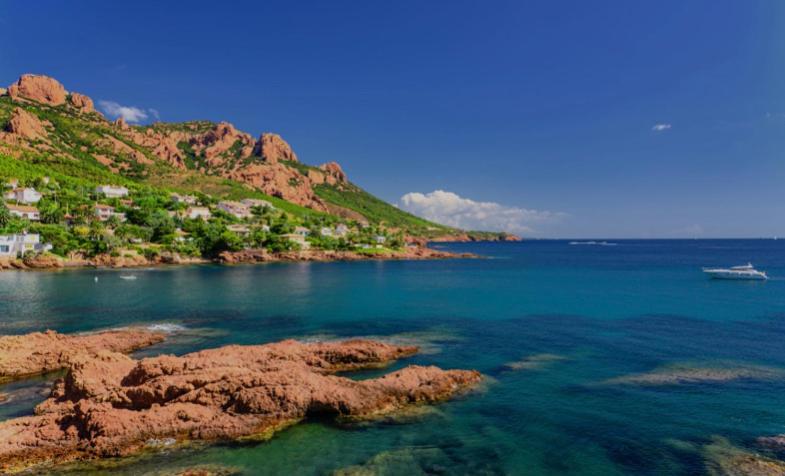 Saint-Raphaël La Belle Vue-Charming Duplex Apartment With Sea View, 50 Meters From Beach And Private Parking מראה חיצוני תמונה